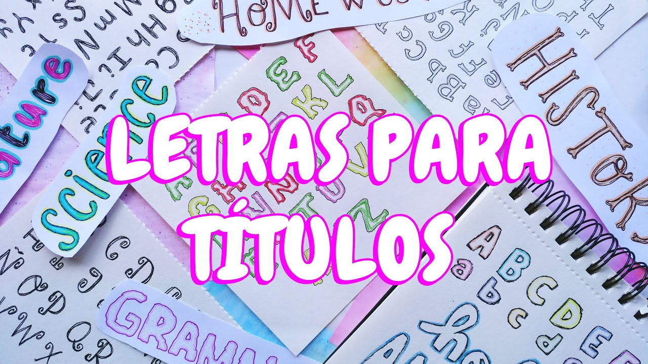 abecedario en diferentes tipos de letras