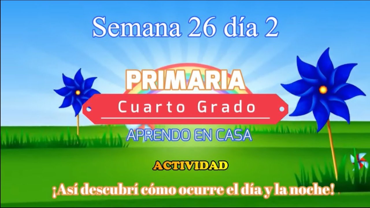 aprende en casa 2 cuarto grado