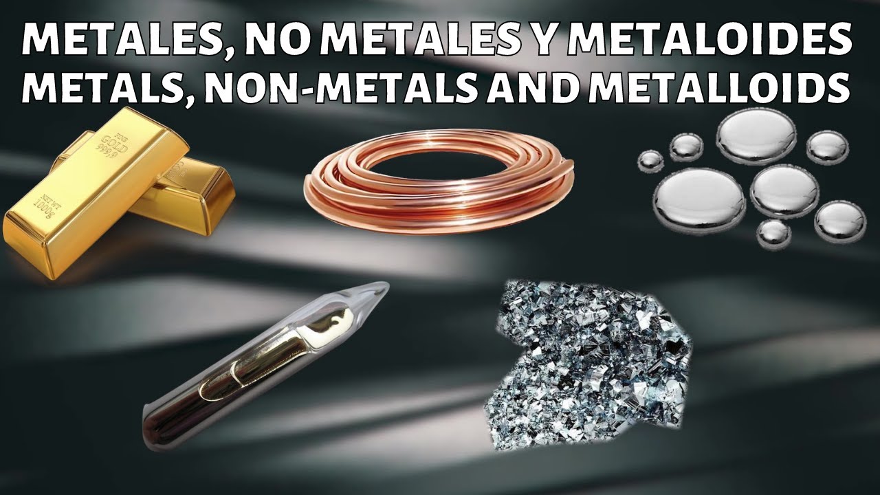 caracteristicas de los metales y no metales