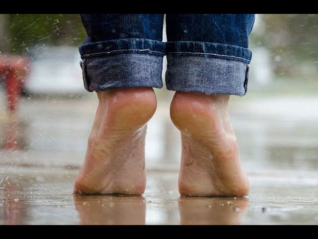 como es el ojo de pescado en los pies