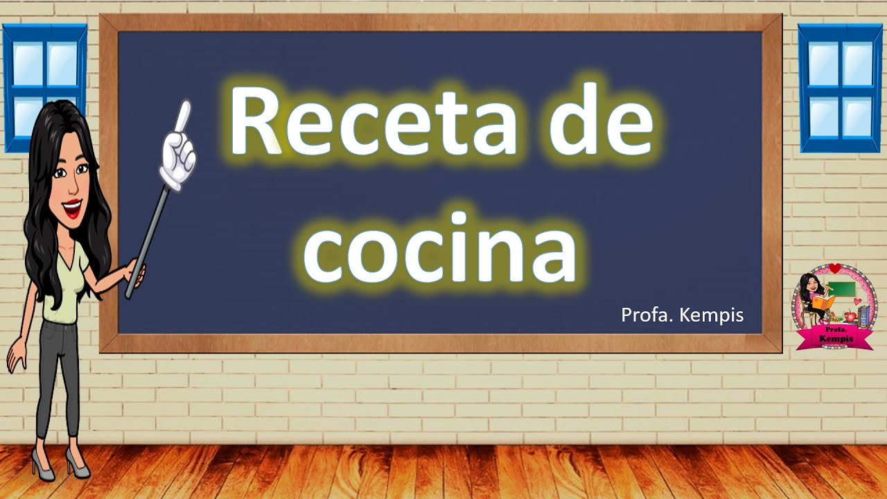 como redactar una receta de cocina