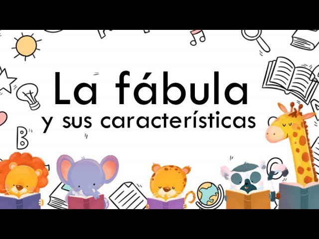 como son los personajes de una fabula