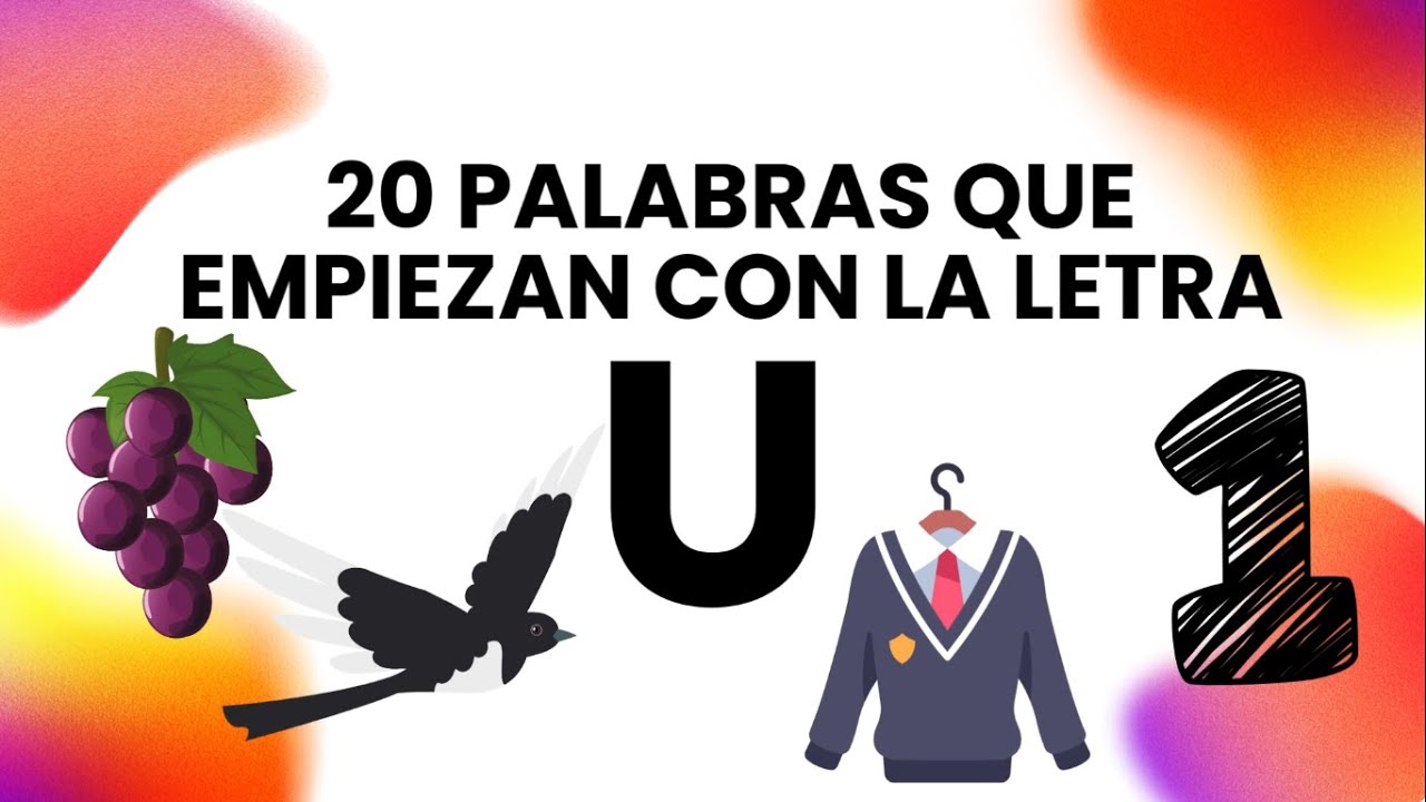 cosas que empiezen con la letra u