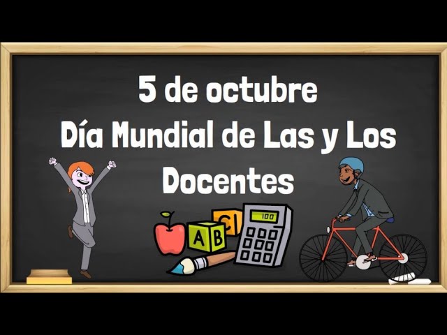 día mundial de las y los docentes