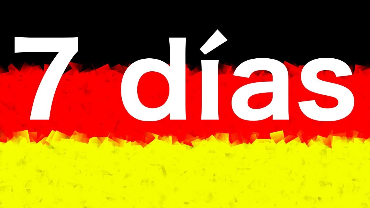 dias de la semana en aleman