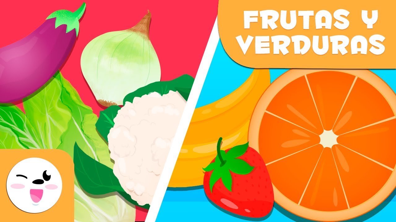 diferencia entre frutas y verduras para niños