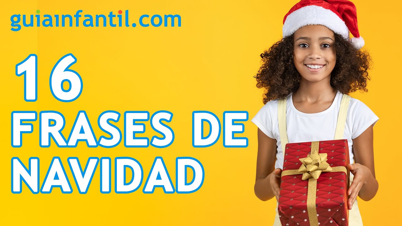frases de navidad para niños de jardin