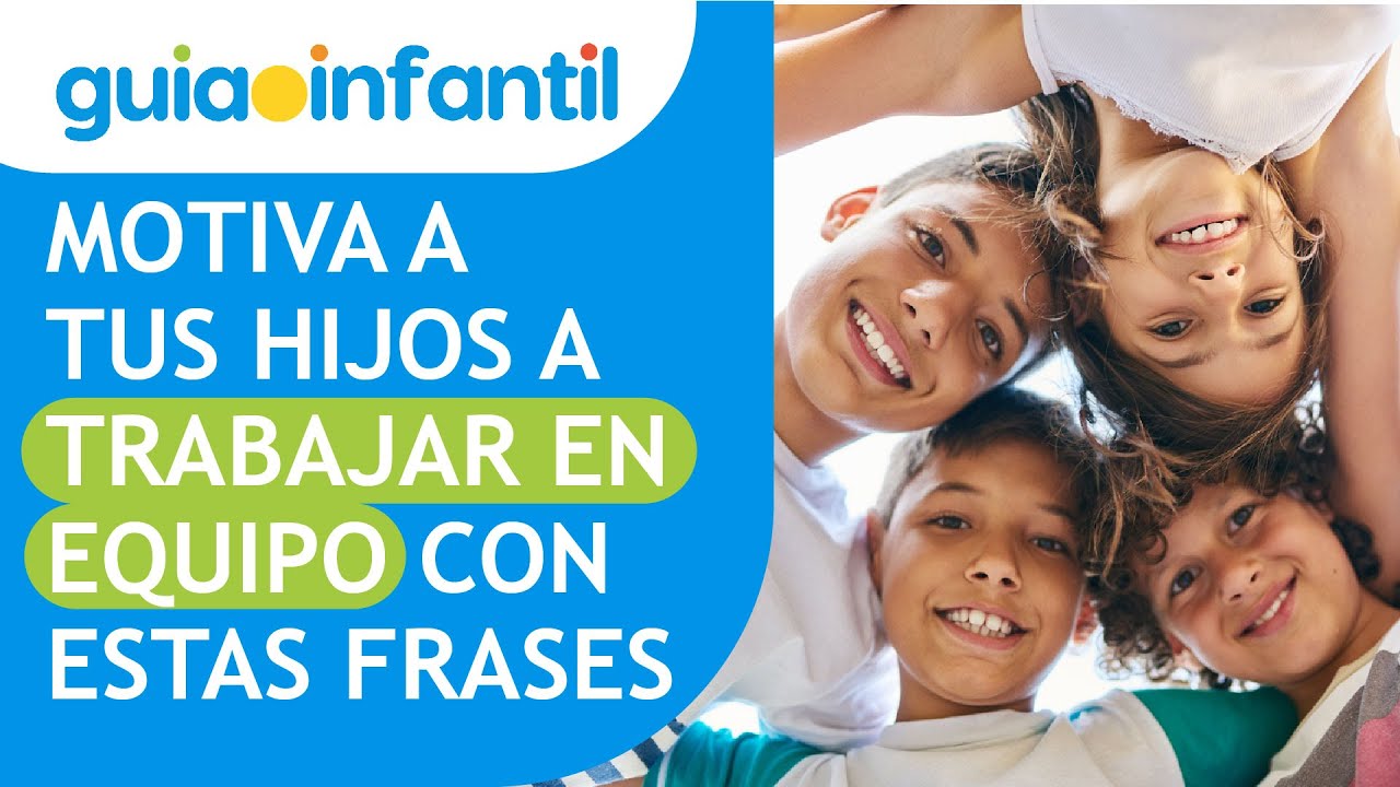 frases de trabajo en equipo para niños