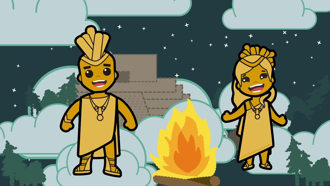 la leyenda del sol y la luna en letra