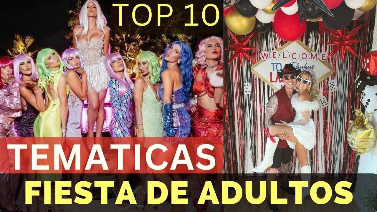 lista de cosas para una fiesta de adultos
