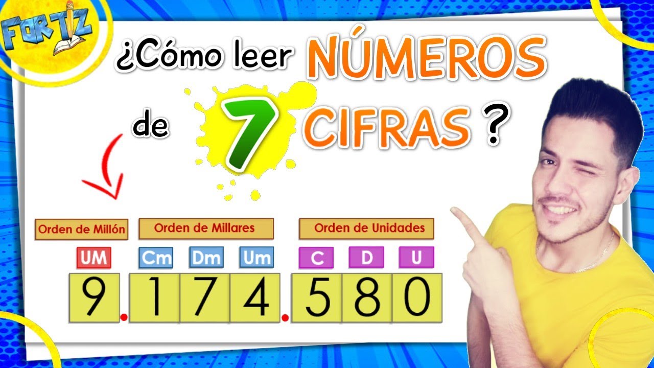 números de 7 cifras con letra