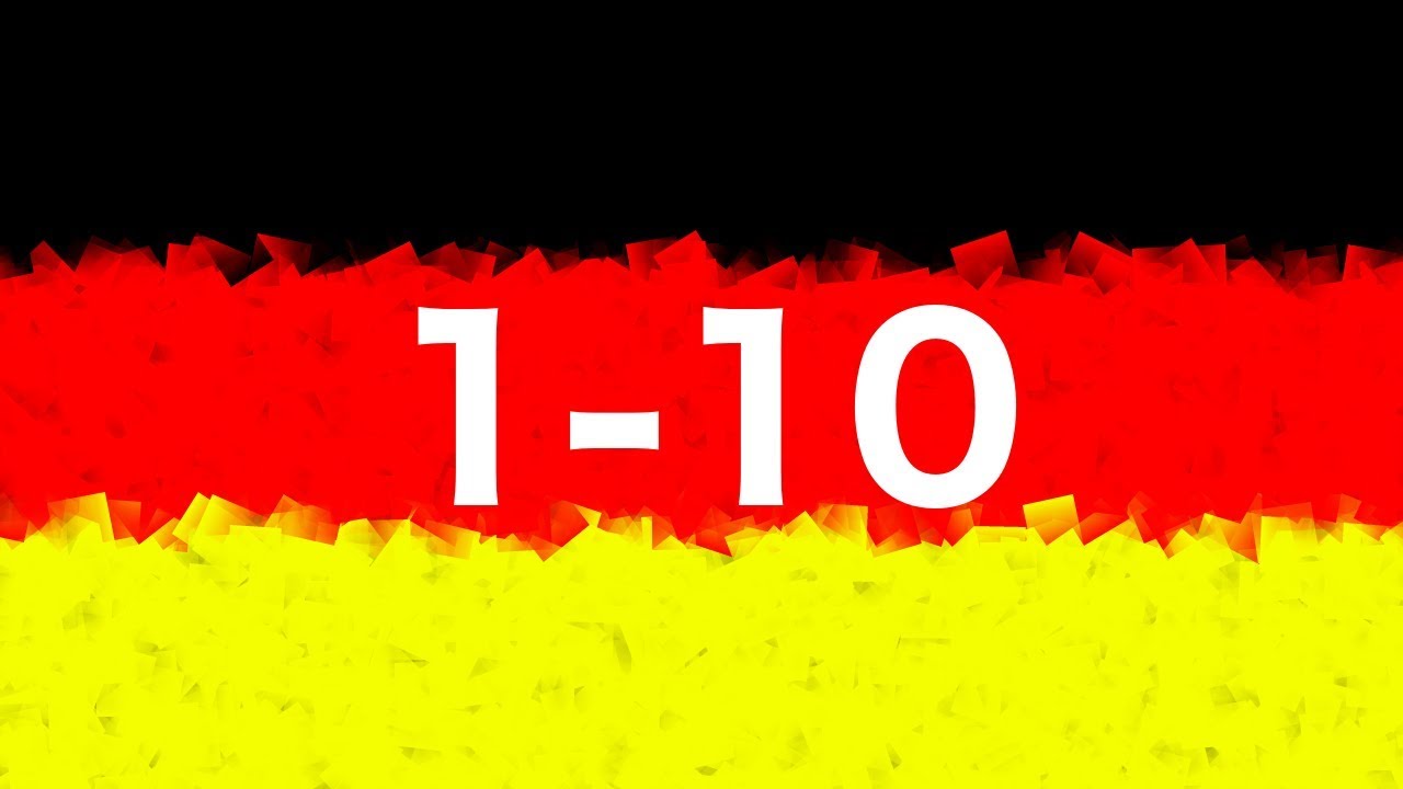numeros en aleman del 1 al 10
