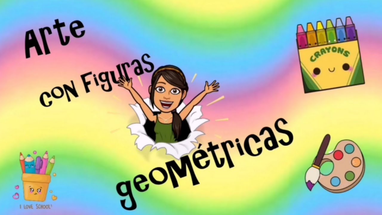 obras de arte con figuras geometricas para niños