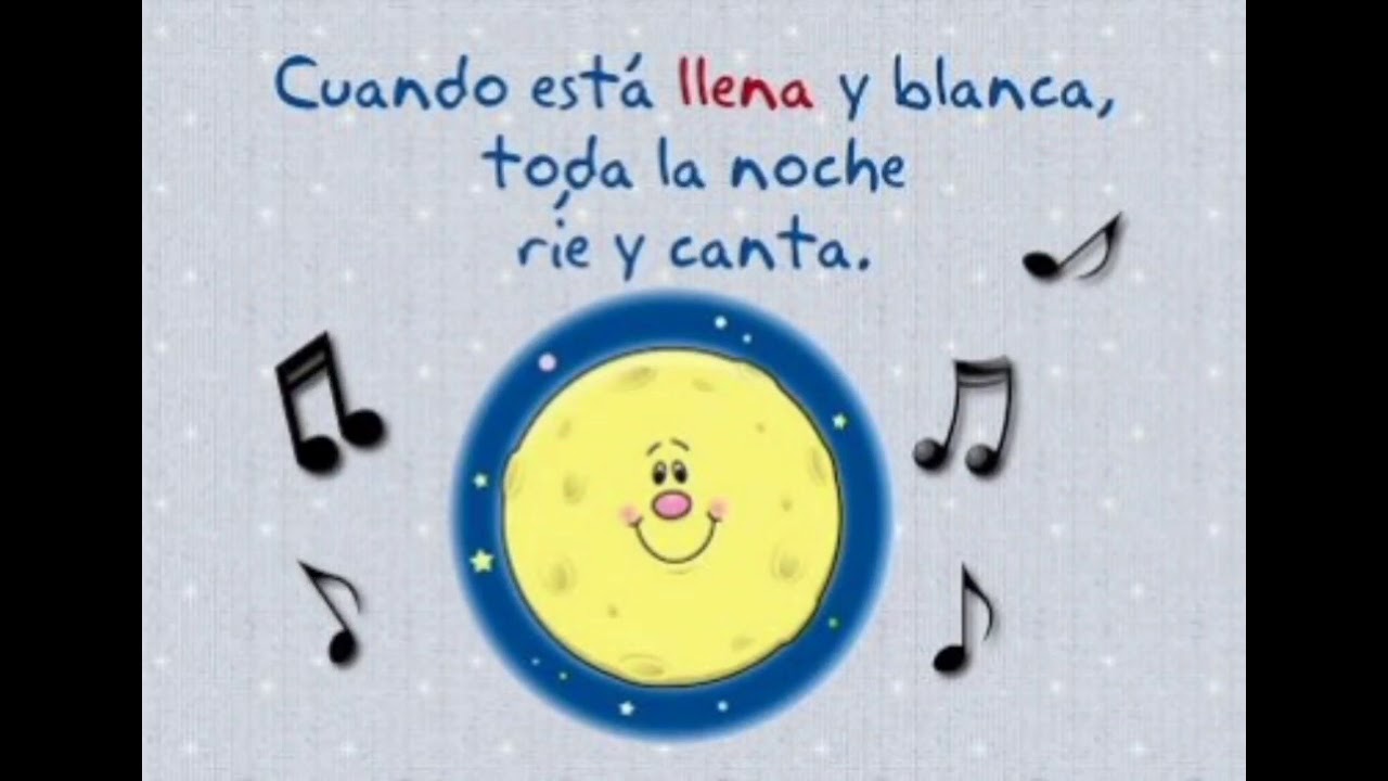 poema de la luna para niños