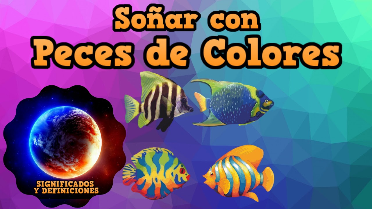 que significa soñar con peces de colores