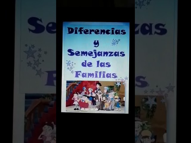 semejanzas y diferencias de una familia