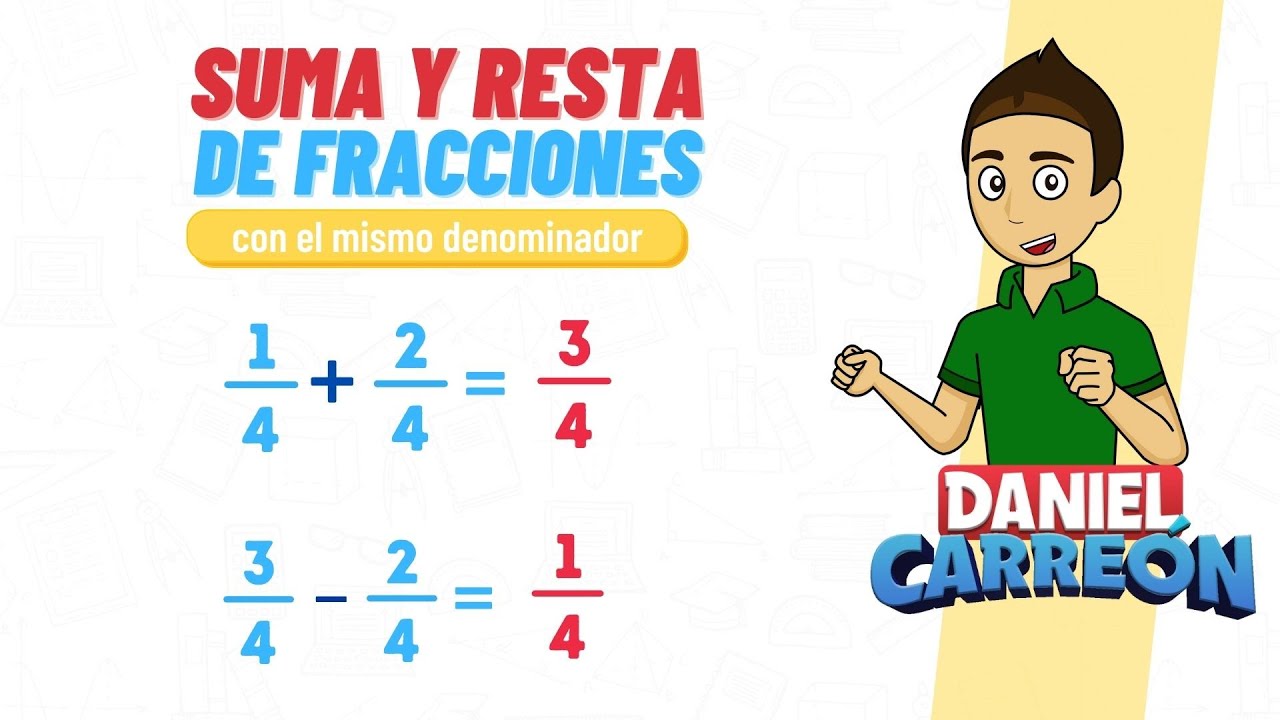 suma y resta de fracciones con el mismo denominador