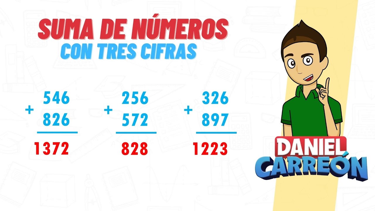 3 cifras problemas de suma de tres cifras