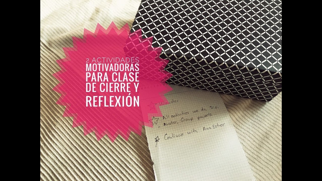 actividades de cierre de una clase