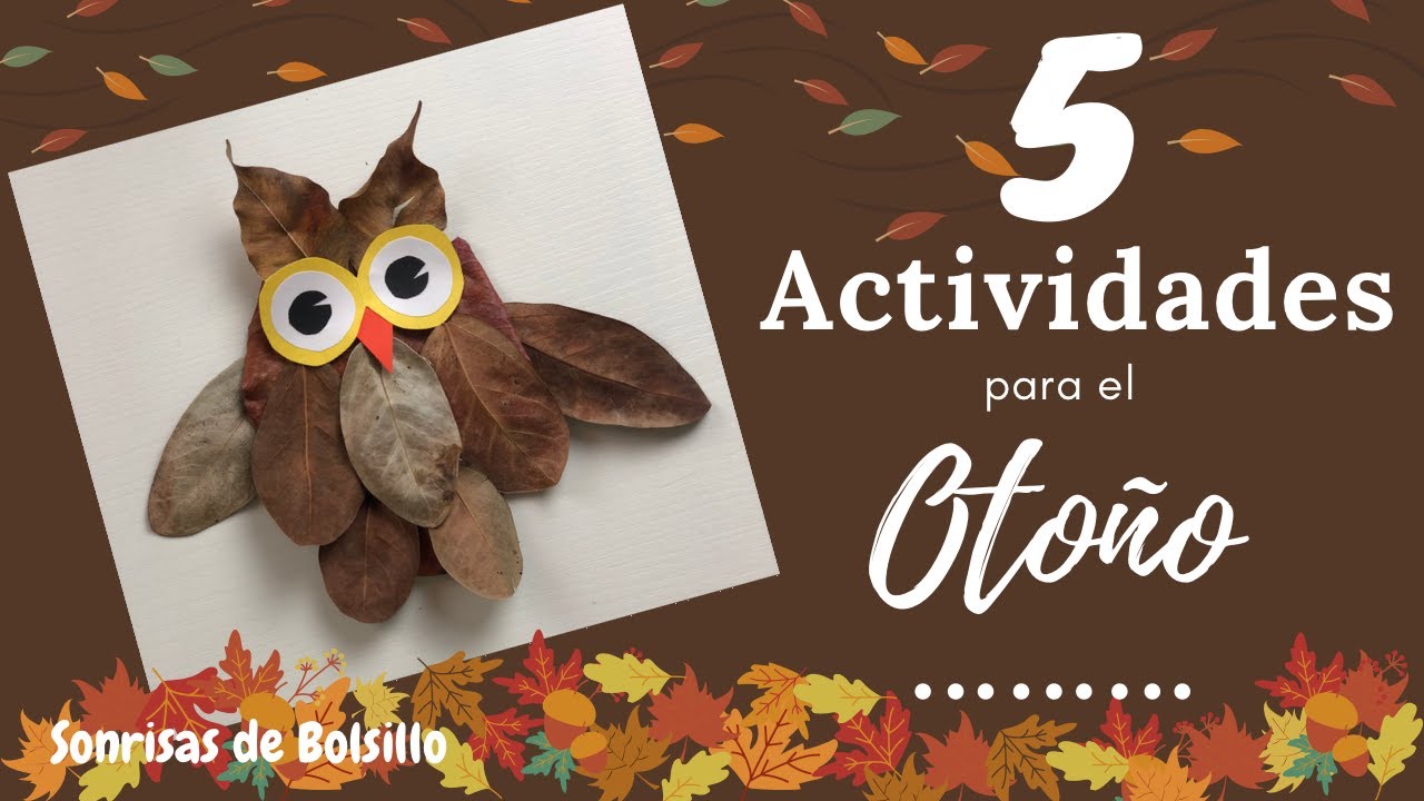 actividades de otoño para niños de 4 a 5 años
