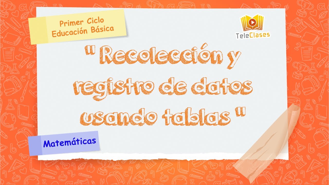 actividades de registro de datos para preescolar