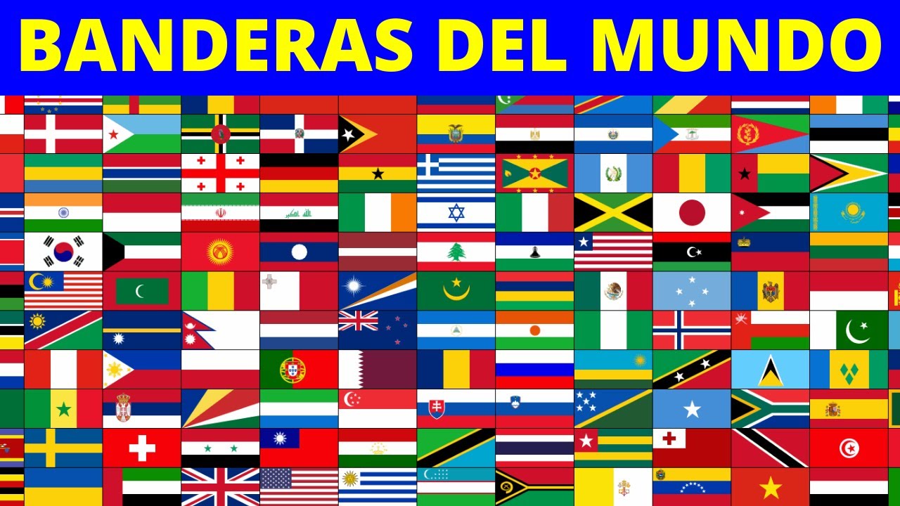 banderas del todo el mundo con sus nombres