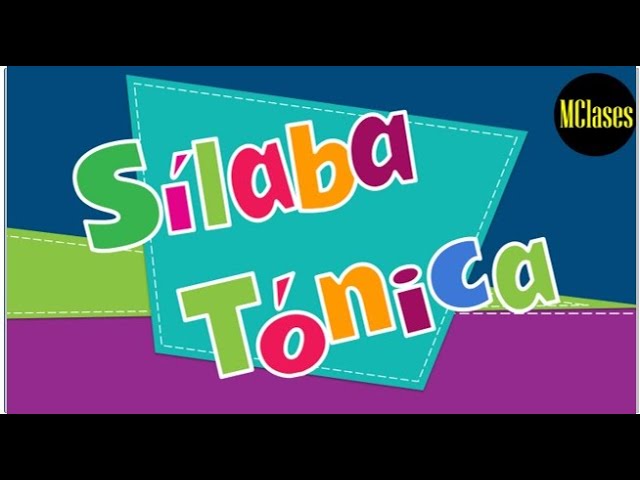 cuál es la sílaba tónica de árbol