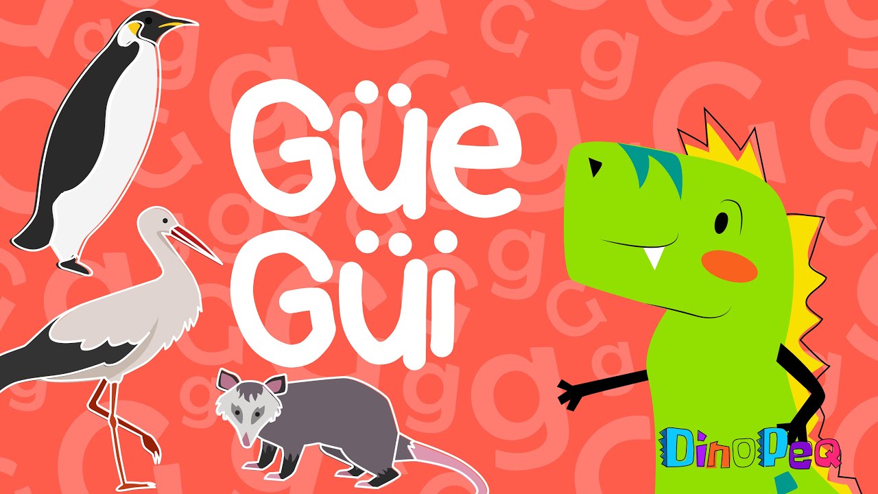 dictado de palabras con güe y güi