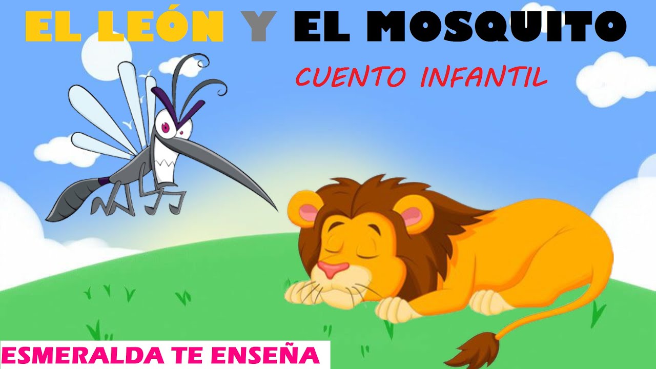 fabula el león y el mosquito