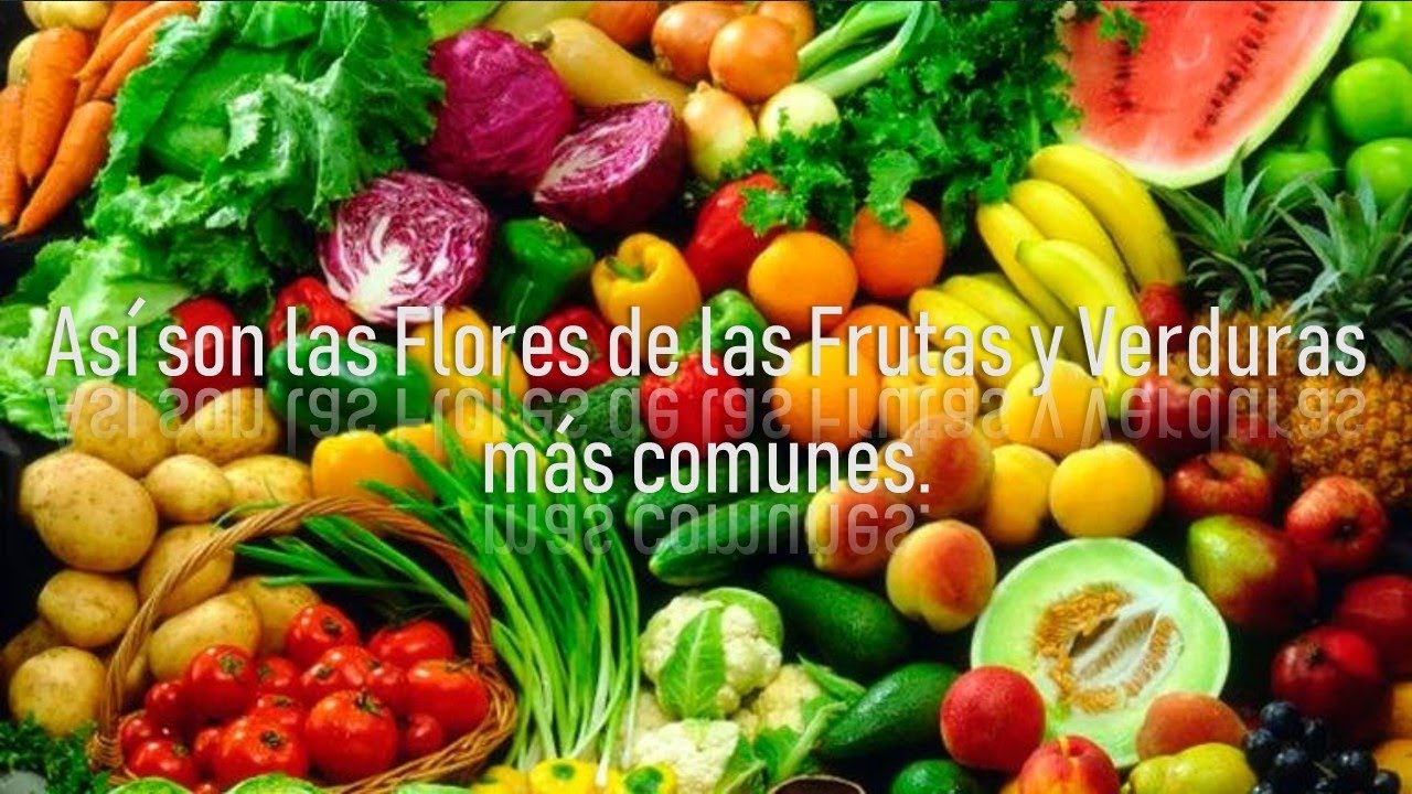 flor fruta o verdura con i