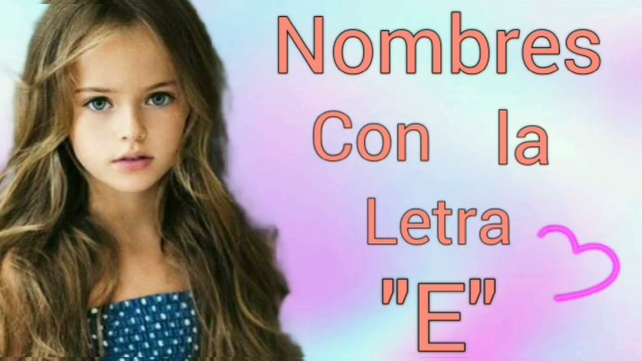 nombres de niña con la letra e