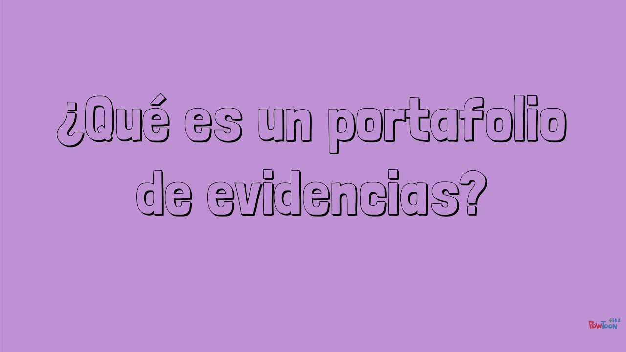 para que sirve un portafolio de evidencias