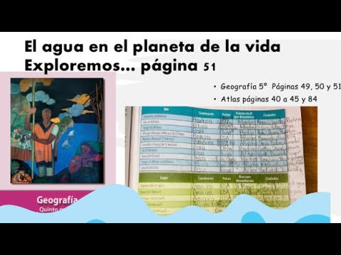 respuestas de la pagina 51 de geografia 5 grado