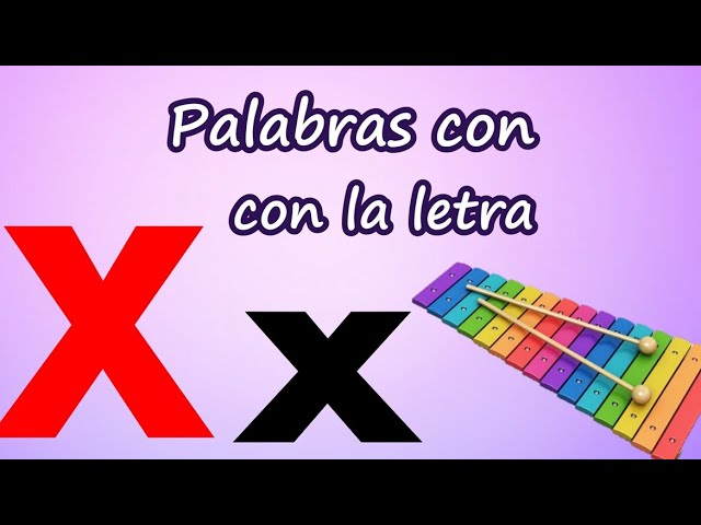 20 palabras con la letra x