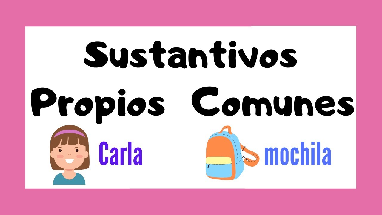 actividades de sustantivos propios y comunes