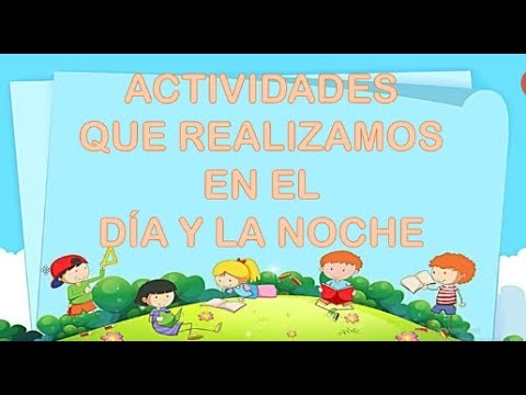actividades que se hacen en el día
