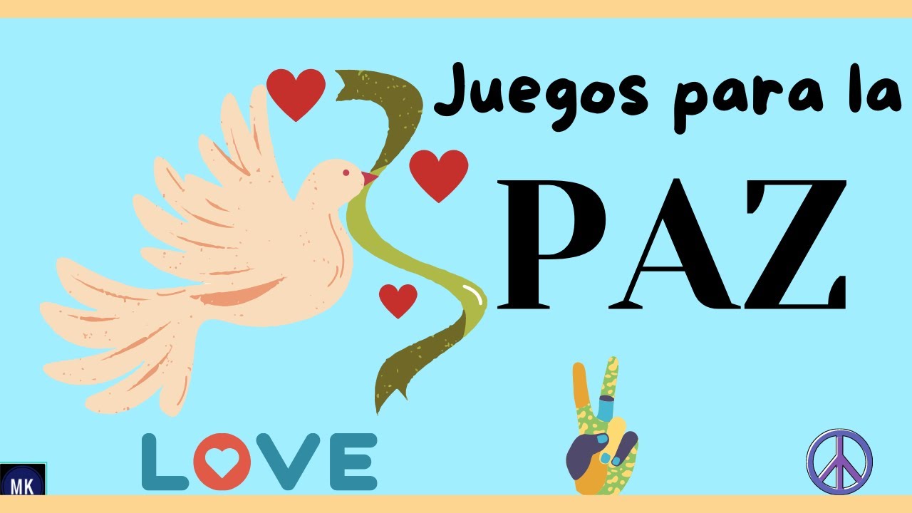 actividades sobre la paz para niños de preescolar