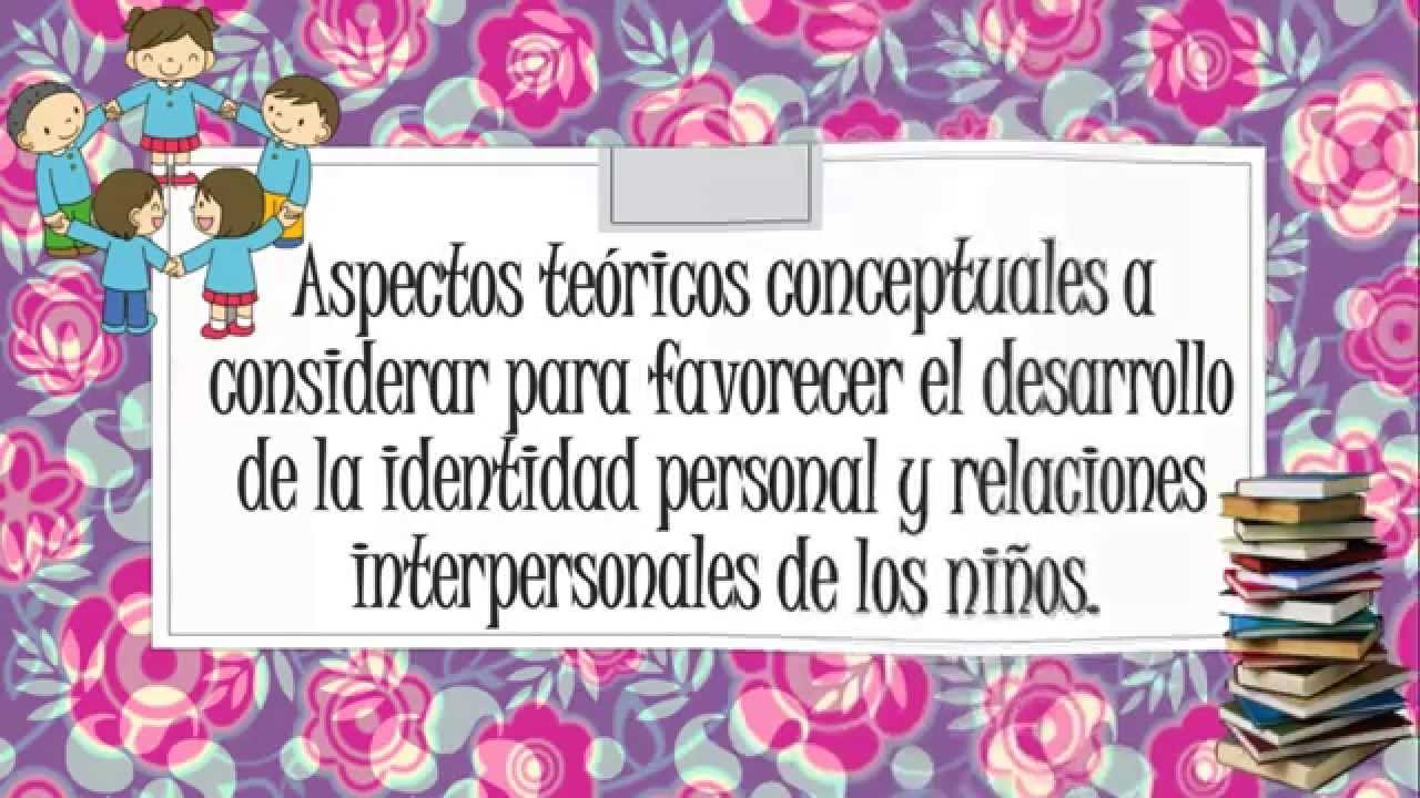 campo de desarrollo personal y social preescolar