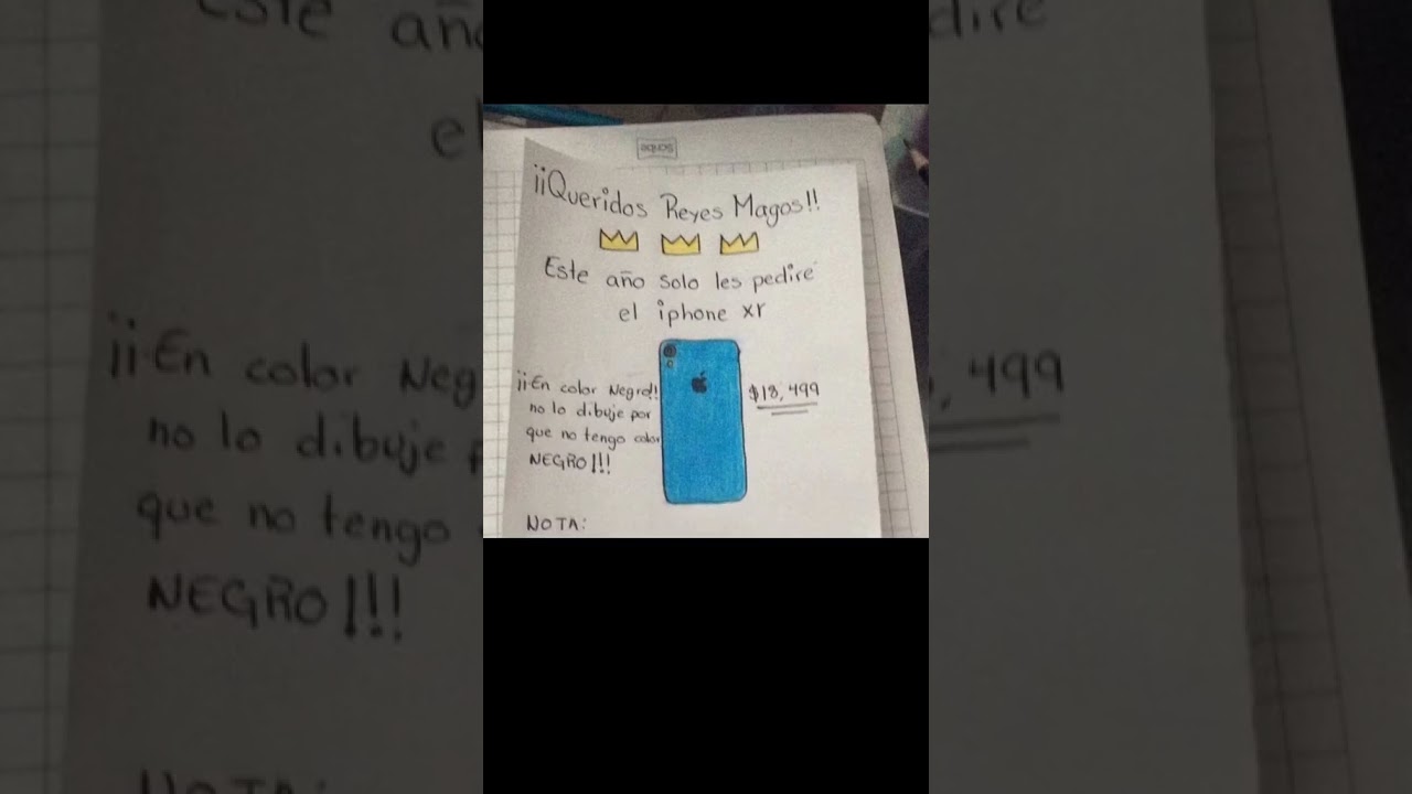 cómo escribirle una carta a los reyes magos