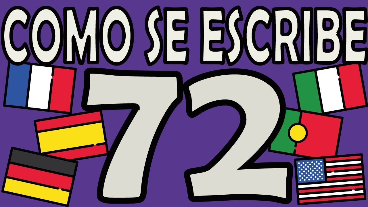 como se escribe 72 en romano