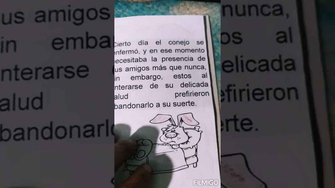 cuento el conejo y el gallo