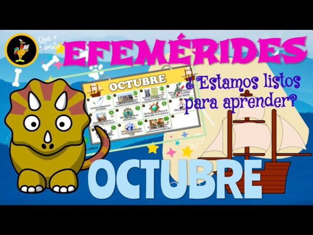 efemerides del 07 al 11 de octubre