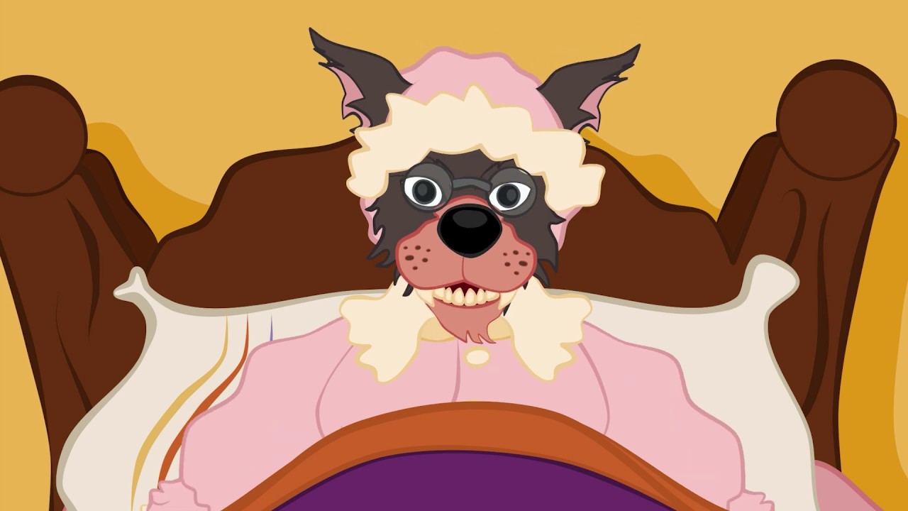 el lobo se come a la abuelita de caperucita roja