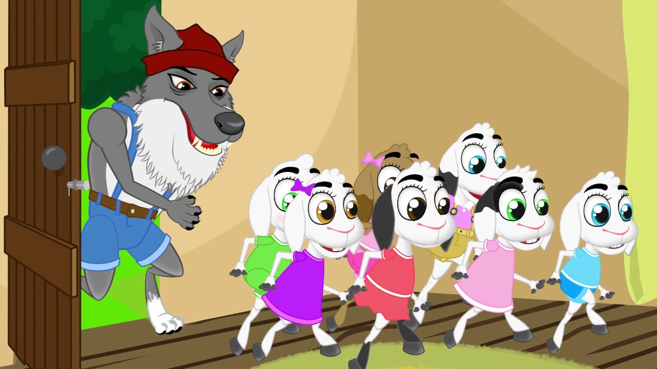 el lobo y las siete cabritas resumen