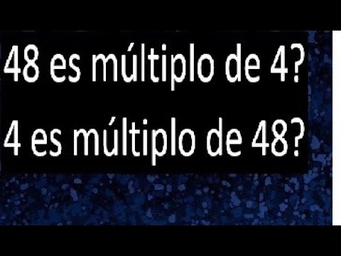 el numero 48 es multiplo de 3