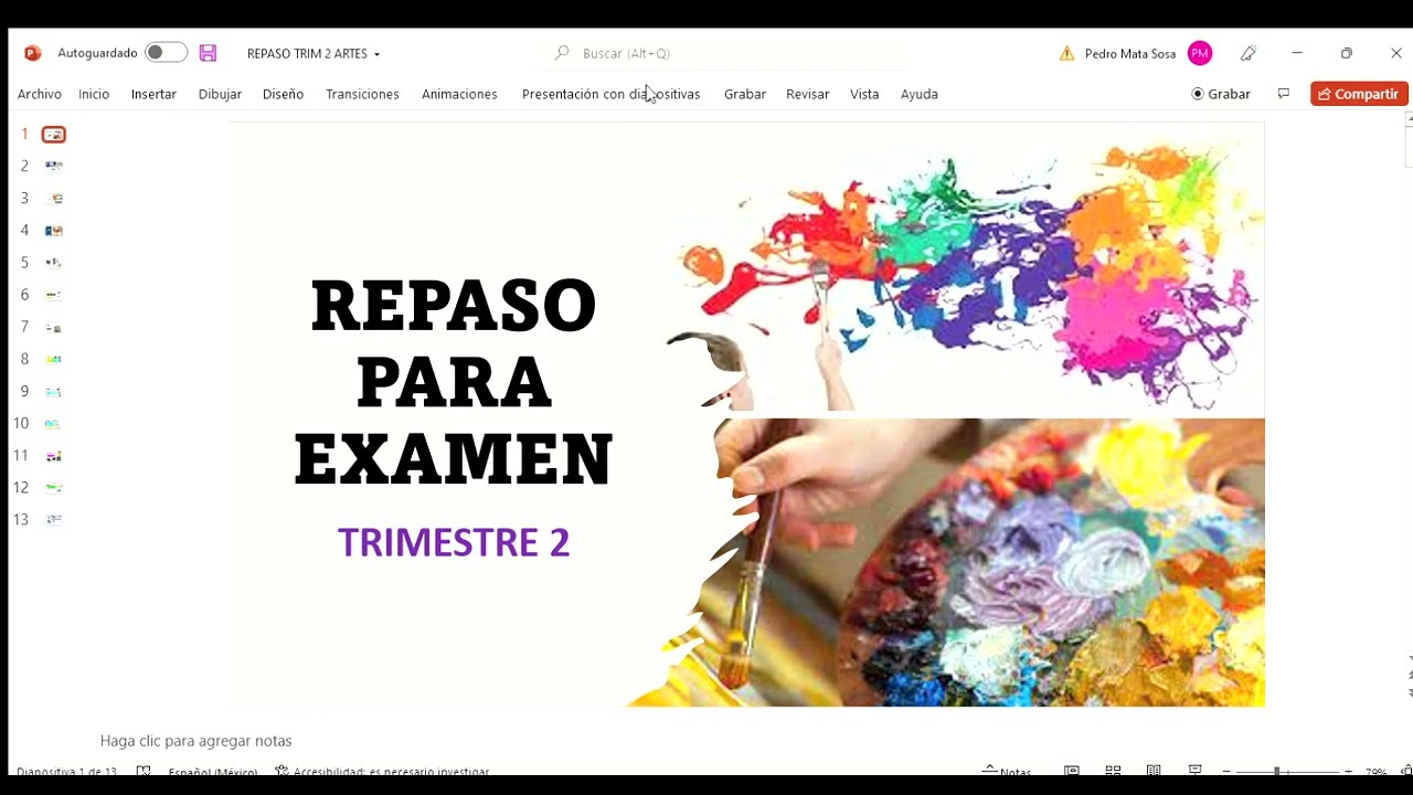 examen de artes visuales 2 bloque 1