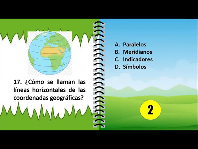 examen de geografia 4 grado de primaria