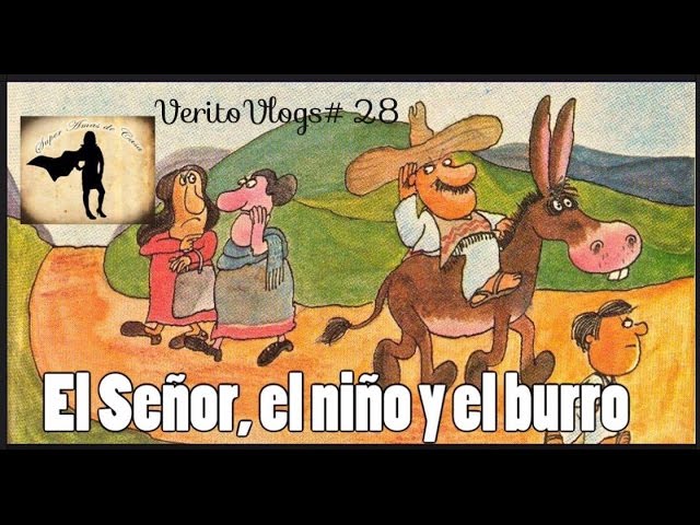 fabula del niño el papa y el burro