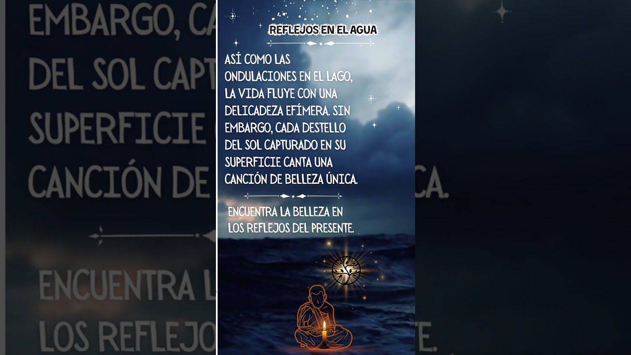 frases sobre el reflejo en el agua