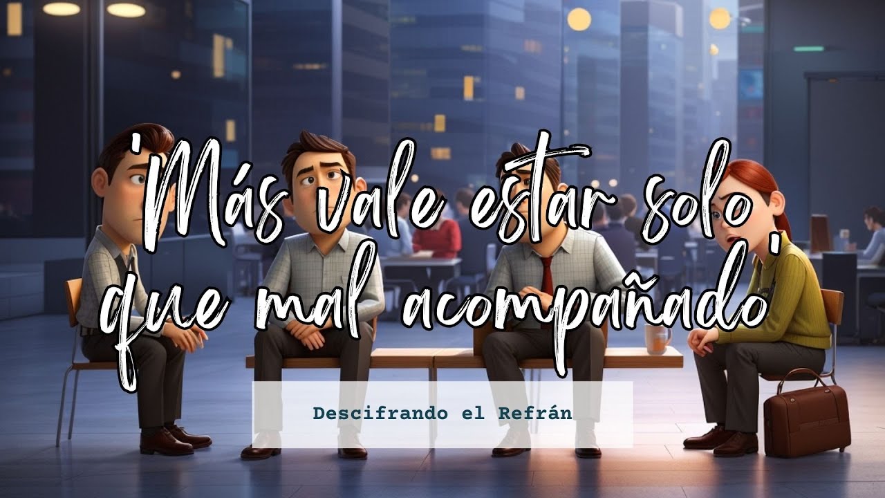 mas vale estar solo que mal acompañado significado